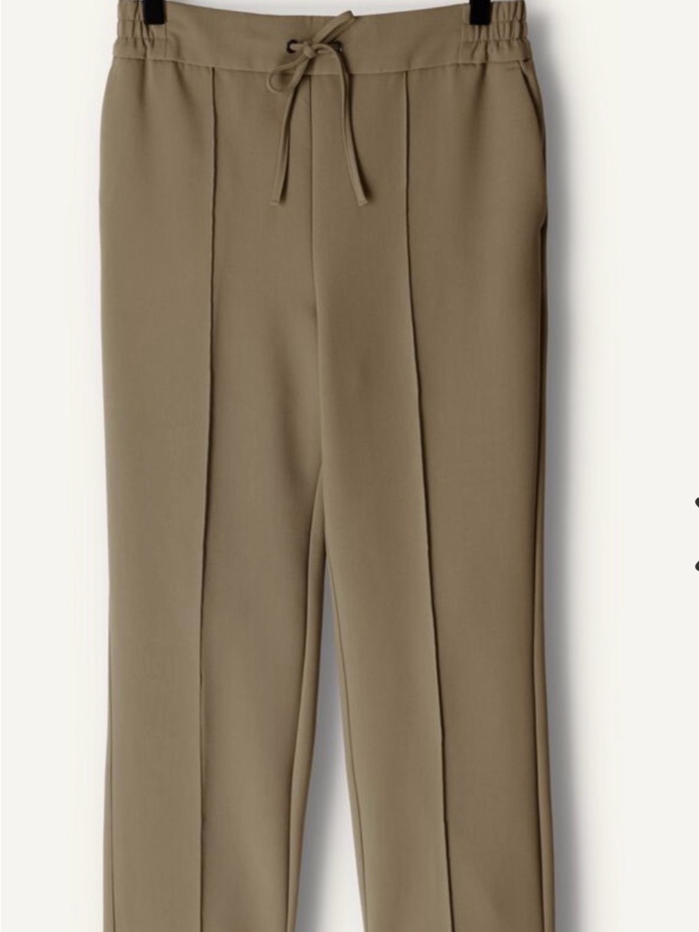 NWT Selected Femme Pants Drawstring Vinni High Rise Morel Sz. 36 US 6 SMALL